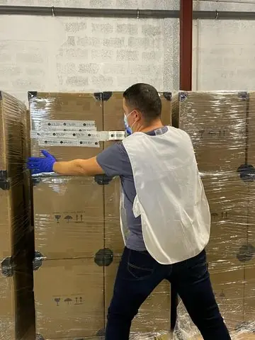 Pallet of Y-Brush in boxes